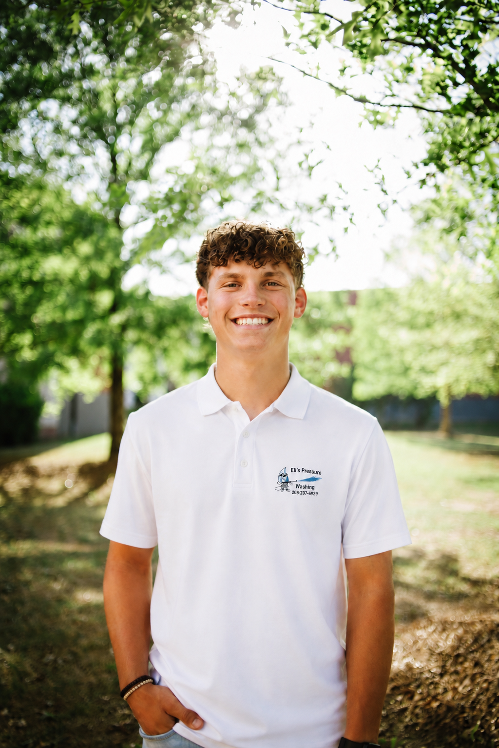 Eli Stokley - owner of Eli's Pressure Washing & Window Cleaning
